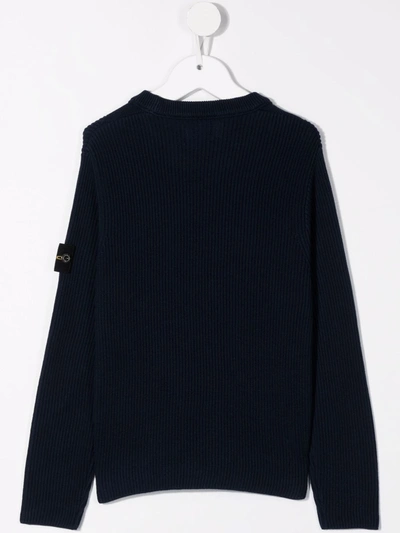 Stone Island Jumper  Junior Kids In Blue