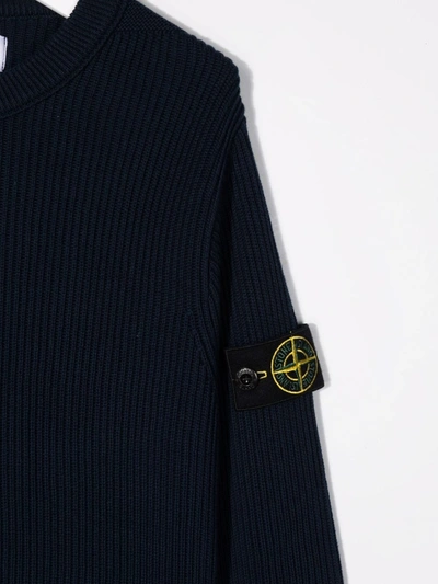 Stone Island Jumper  Junior Kids In Blue