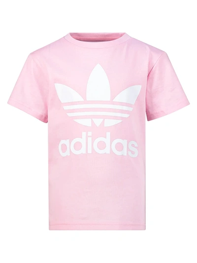 Adidas Originals Kids' Adidas Girls' Originals Trefoil T-shirt In Rosa |  ModeSens