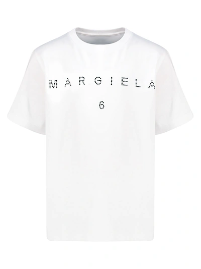 Shop Mm6 Maison Margiela Kids White T-shirt