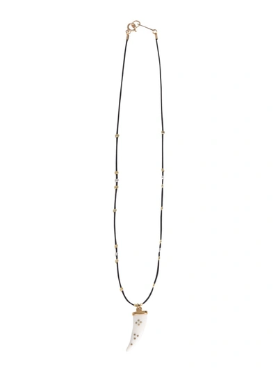 Shop Isabel Marant Shiny Aimable Necklace In White