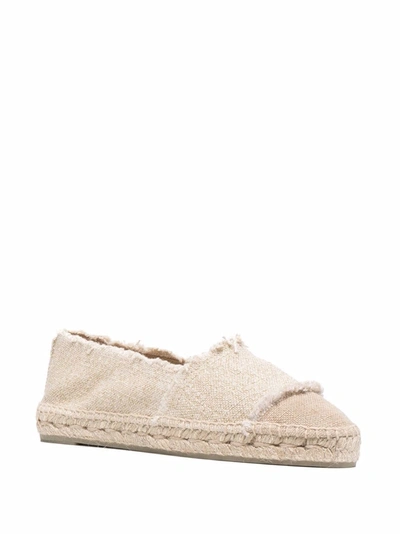 Shop Castaã±er Kampala Two-tone Espadrilles In Nude