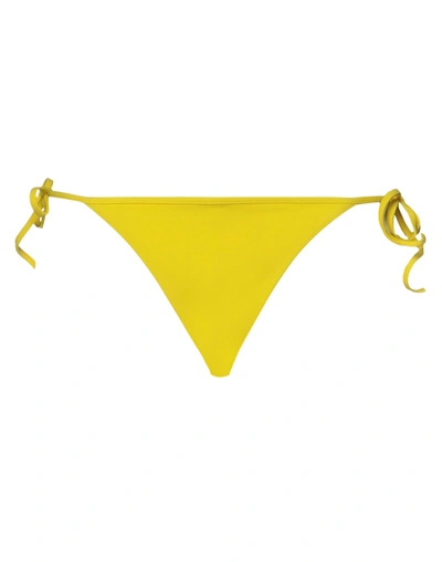 Shop Dsquared2 Bikini Bottoms In Yellow