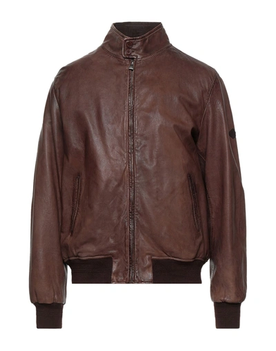 Shop Roy Rogers Jackets In Brown