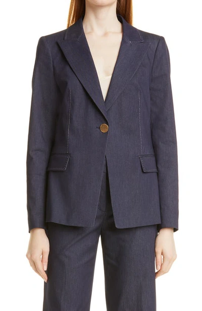 Shop Kobi Halperin Hana Blazer In Navy