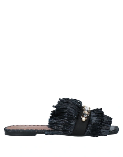 Shop De Siena Sandals In Black