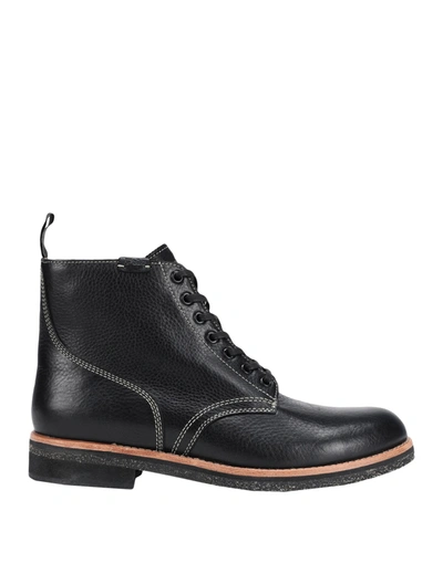 Shop Polo Ralph Lauren Man Ankle Boots Black Size 9 Leather