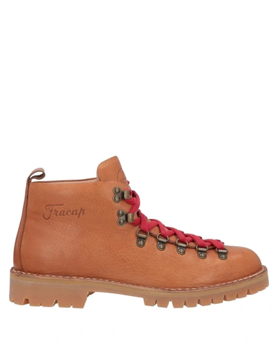 Shop Fracap Ankle Boots In Tan