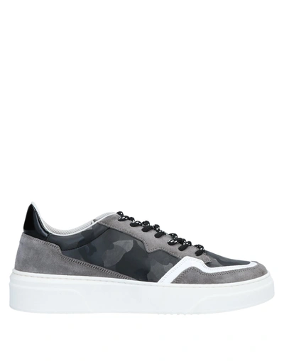 Shop Calpierre Man Sneakers Grey Size 7 Soft Leather