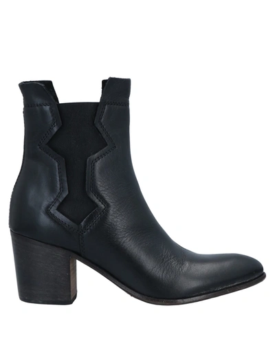 Shop Moma Woman Ankle Boots Black Size 10 Calfskin