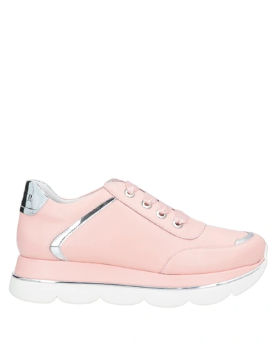 Shop Cafènoir Woman Sneakers Blush Size 10 Soft Leather In Pink