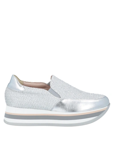 Shop Angela George Sneakers In Silver