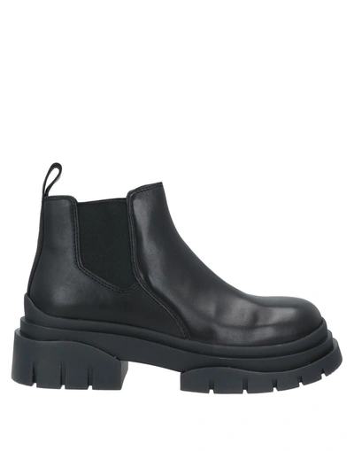 Shop Ash Woman Ankle Boots Black Size 11 Soft Leather