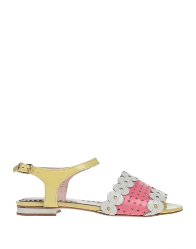 Shop Moschino Cheap And Chic Sandals In Pink