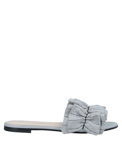 Shop Fabiana Filippi Sandals In Grey