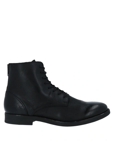 Shop Replay Man Ankle Boots Black Size 9 Leather