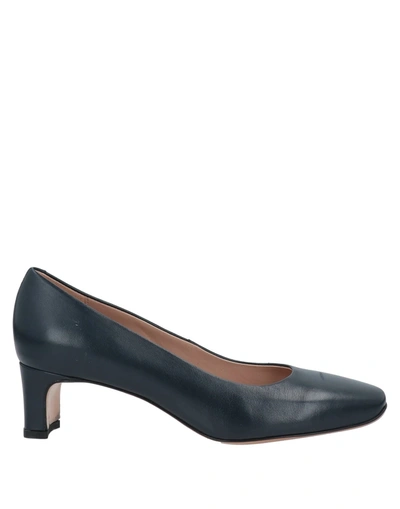 Shop Geox Woman Pumps Midnight Blue Size 6 Soft Leather