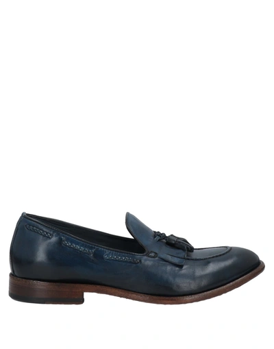 Shop Calpierre Man Loafers Blue Size 10.5 Soft Leather