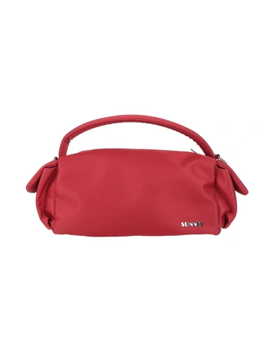 Shop Sunnei Woman Handbag Red Size - Textile Fibers