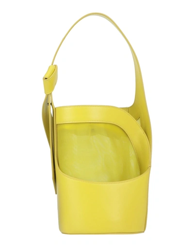 Shop Giaquinto Handbags In Acid Green