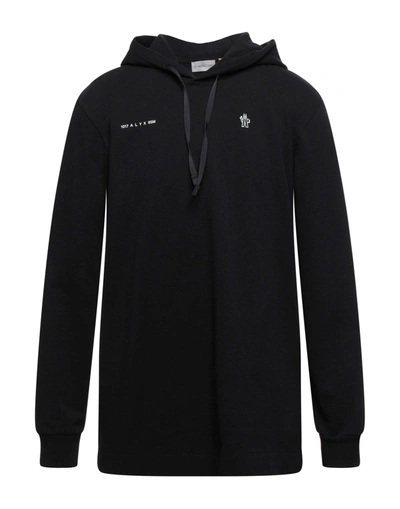 Shop Moncler Genius 6 Moncler 1017 Alyx 9sm Man Sweatshirt Black Size M Cotton