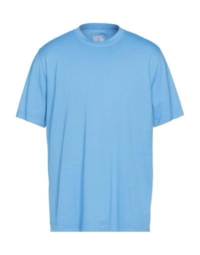 Shop Fedeli T-shirts In Sky Blue