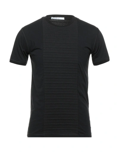 Shop Adriano Langella T-shirts In Black
