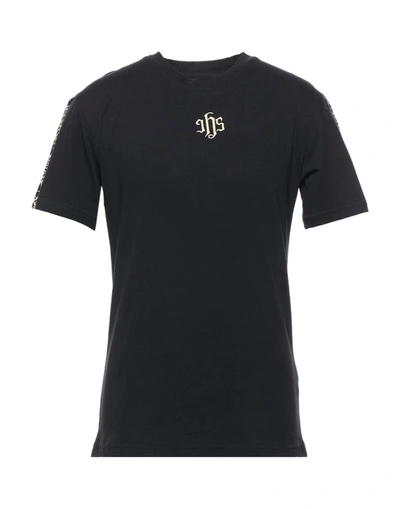 Shop Ihs Man T-shirt Black Size S Cotton