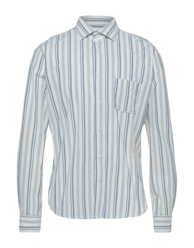 Shop Borsa Man Shirt Slate Blue Size 15 ¾ Cotton