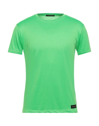 Shop Adriano Langella T-shirts In Green