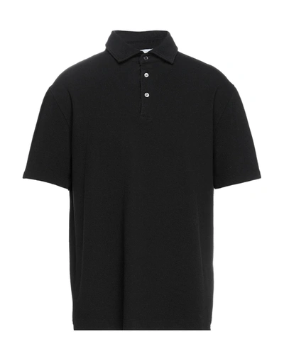 Shop Cruciani Polo Shirts In Black