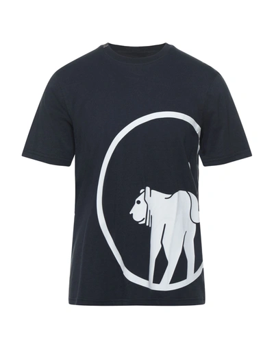 Shop Ciesse Piumini Man T-shirt Midnight Blue Size S Cotton