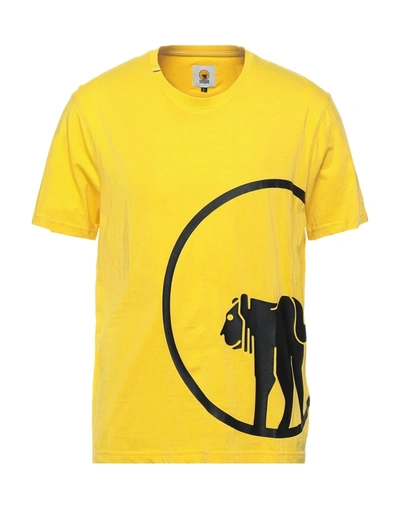 Shop Ciesse Piumini Man T-shirt Yellow Size S Cotton