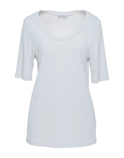 Shop Gran Sasso Woman T-shirt Light Grey Size 12 Viscose, Polyamide