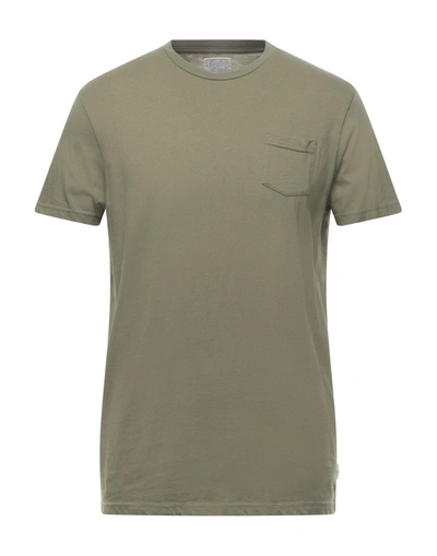 Shop 40weft Man T-shirt Military Green Size Xl Cotton