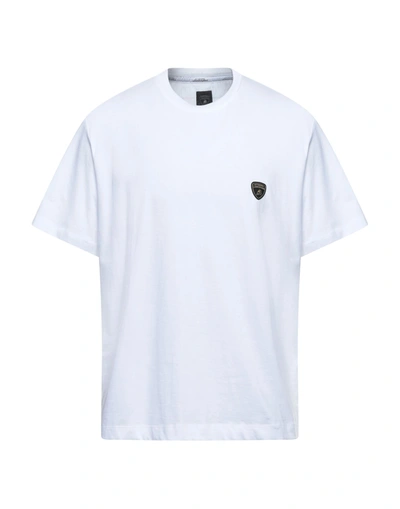 Shop Automobili Lamborghini T-shirts In White