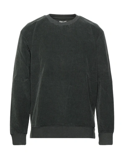 Shop Attrezzeria 33 Man Sweatshirt Military Green Size S Cotton, Elastane