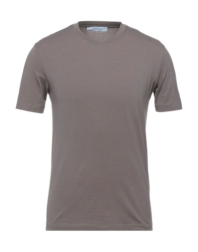Shop Cruciani T-shirts In Dove Grey