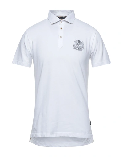 Shop Aquascutum Polo Shirts In White
