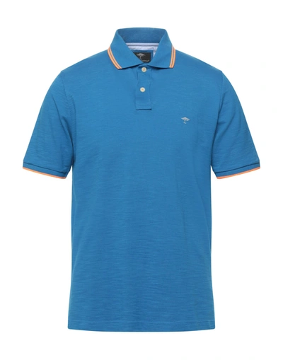 Shop Fynch-hatton® Polo Shirts In Azure