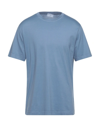 Shop Fedeli T-shirts In Pastel Blue