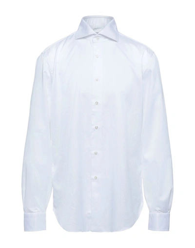 Shop Barba Napoli Shirts In White