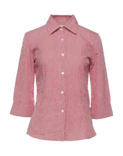 Shop Emisphere Woman Shirt Red Size 6 Cotton