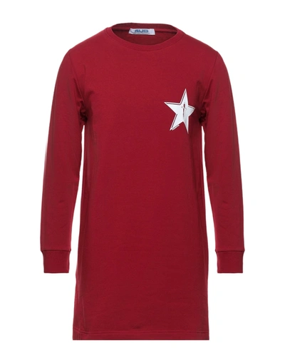 Shop Cesare Paciotti 4us Man Sweatshirt Red Size Xs Cotton, Elastane