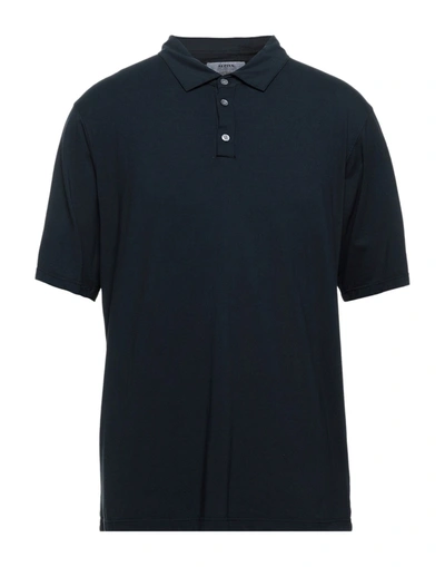 Alpha Studio Polo Shirts In Blue