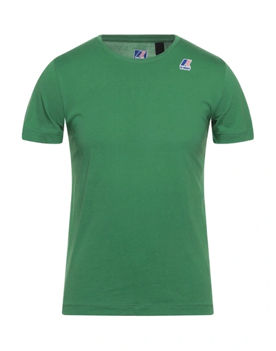 Shop K-way T-shirts In Green