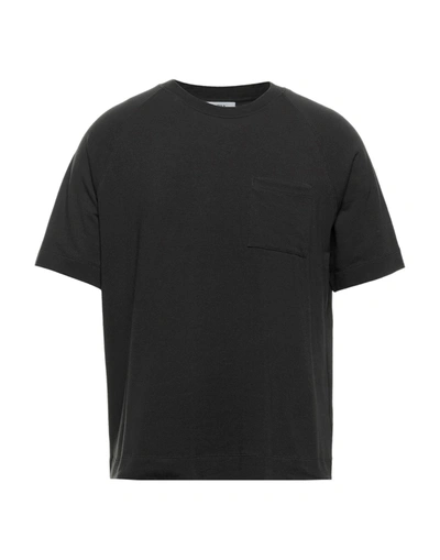 Shop Alpha Studio Man T-shirt Khaki Size 36 Cotton, Elastane In Beige
