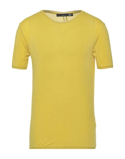 Shop Diktat Man T-shirt Yellow Size M Cotton