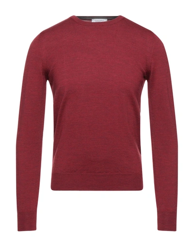 Shop Gran Sasso Sweaters In Brick Red