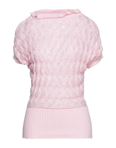 Shop Manoush Woman Sweater Light Pink Size S Acrylic, Colvera